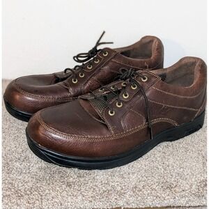 Dunham Leather‎ Oxford Rockport Waterproof Shoes Comfort Casual Brown Mens Sz 15